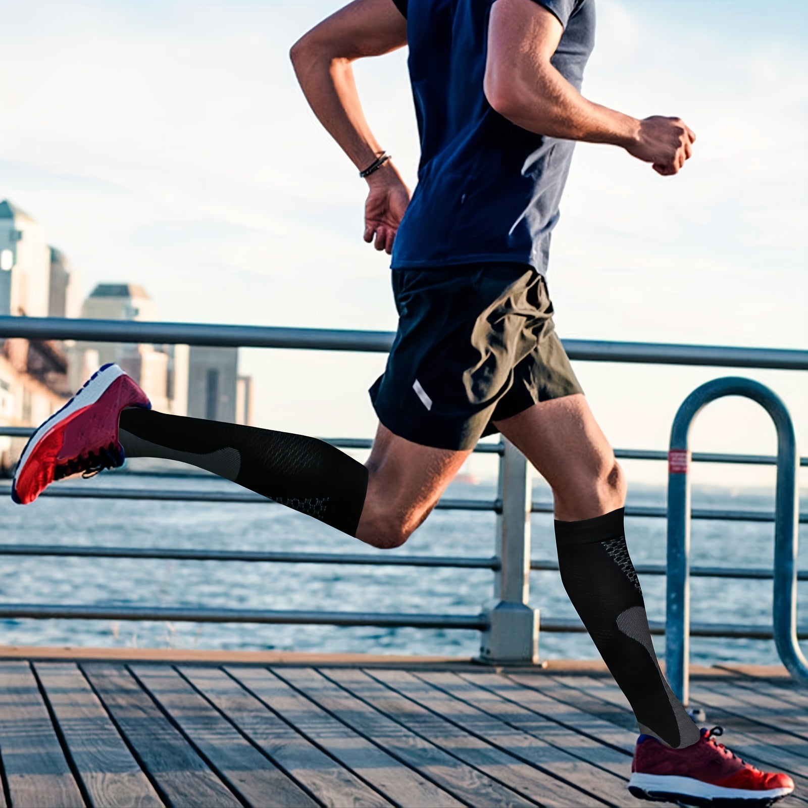 5 Pairs Compression Knee High Socks