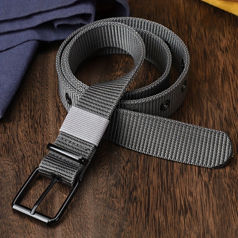 Basic Breathable Canvas Belt for Men