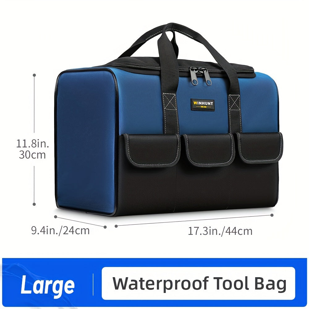 Heavy-Duty Tool Bag with Wide Opening