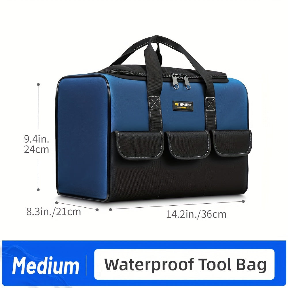 Heavy-Duty Tool Bag with Wide Opening