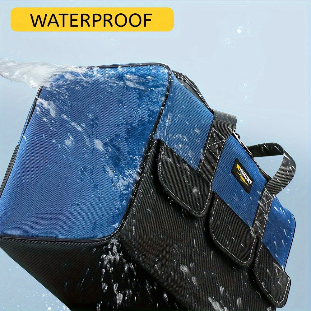 Heavy-Duty Tool Bag with Wide Opening