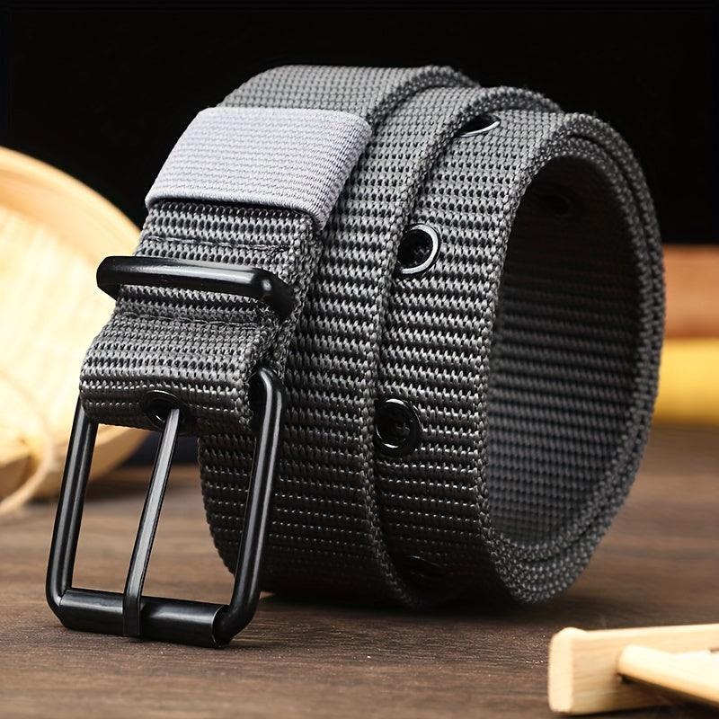 Basic Breathable Canvas Belt for Men