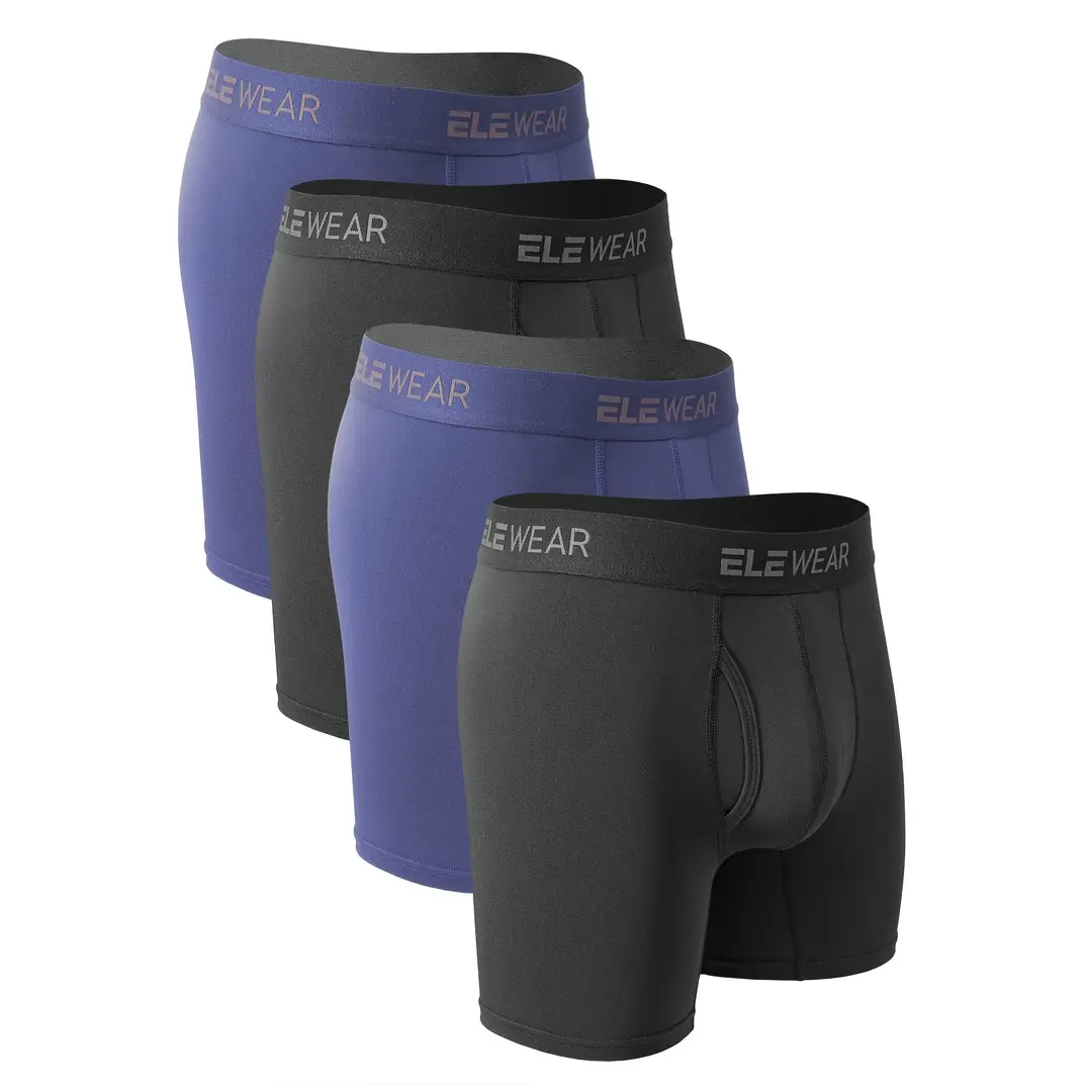 4 Pack Men's Flat Corner Underwear
