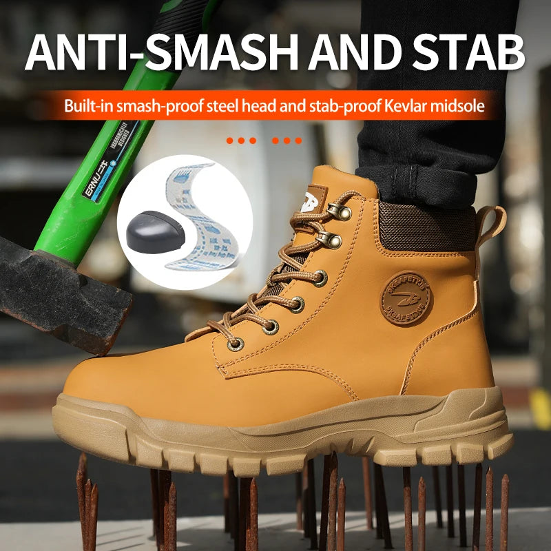 Indestructible Steel Toe Work Boots for Ultimate Protection
