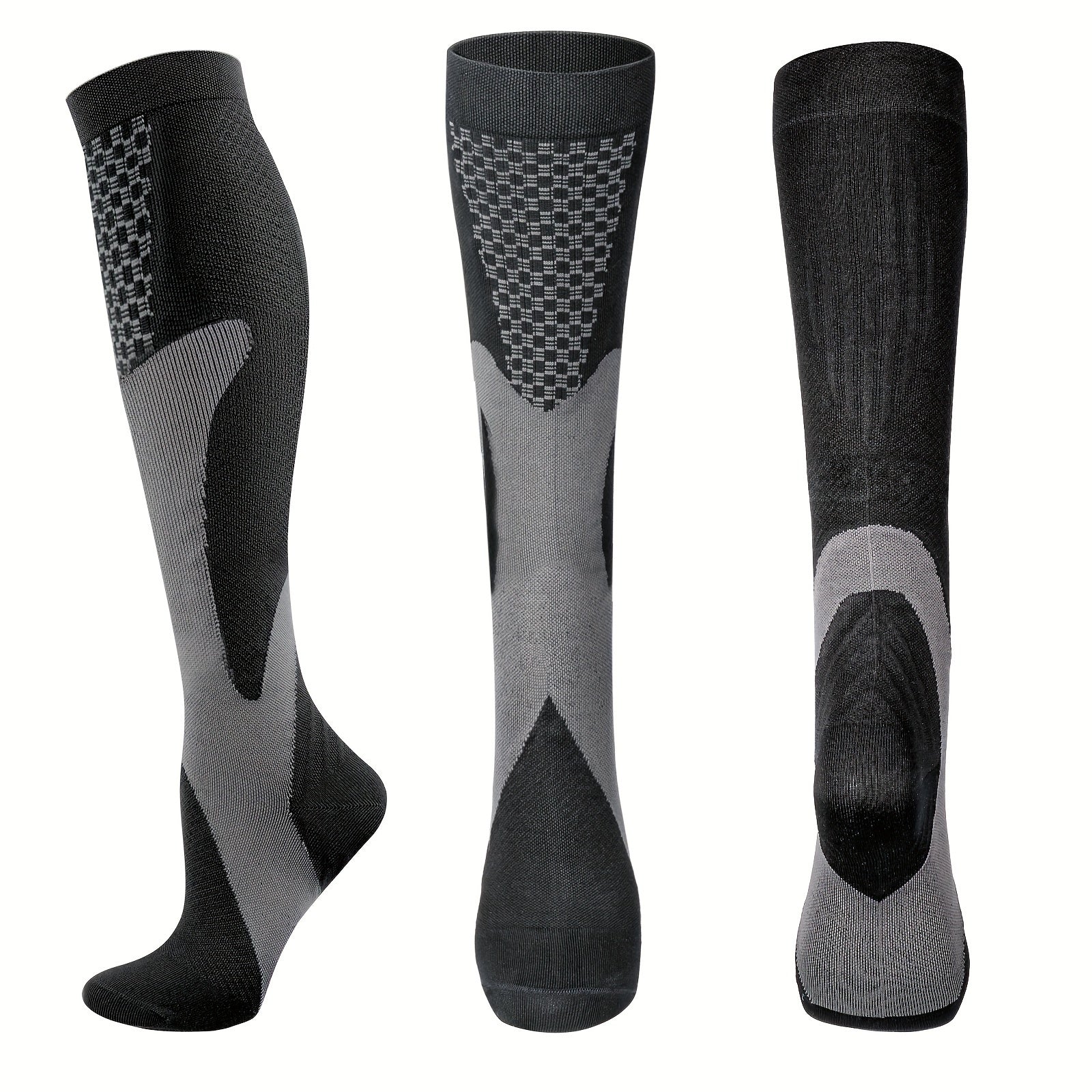 5 Pairs Compression Knee High Socks