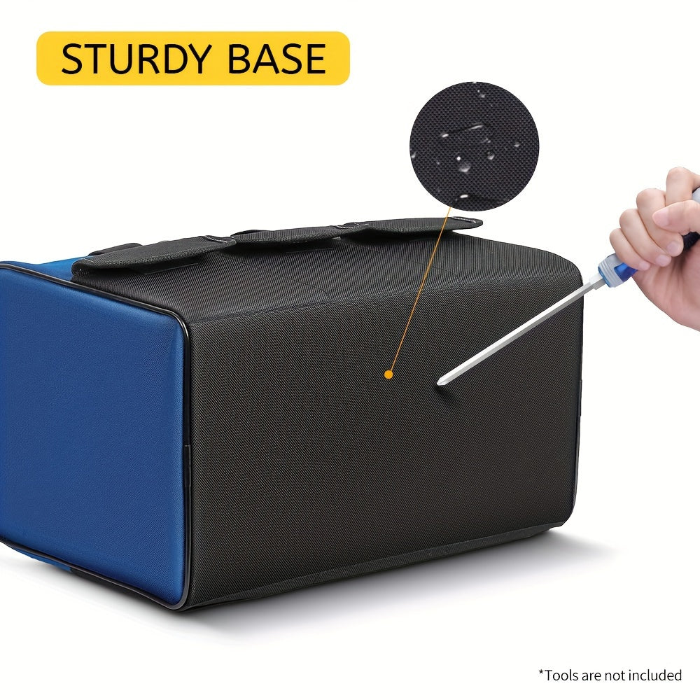 Heavy-Duty Tool Bag with Wide Opening