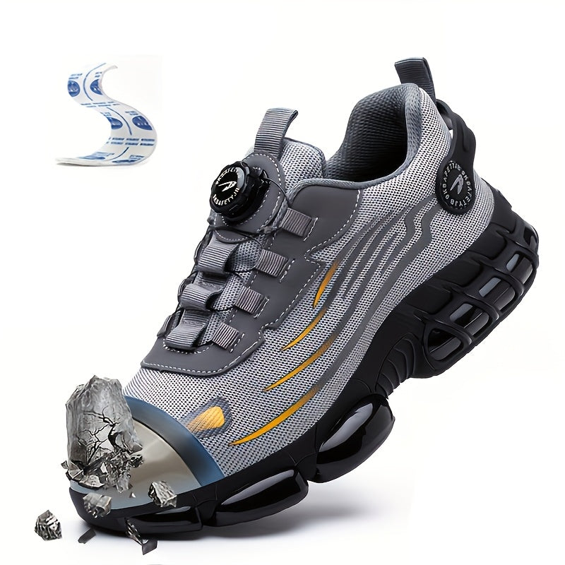 Breathable Mid-Top Steel Toe Safety Shoes