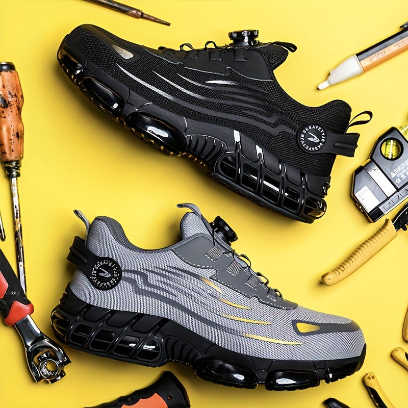 Breathable Mid-Top Steel Toe Safety Shoes